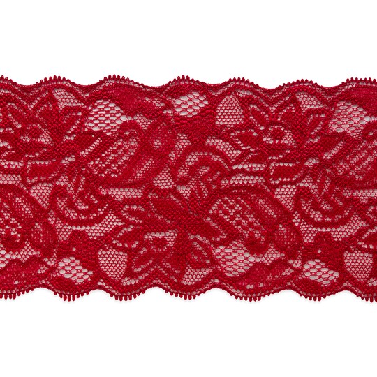 10 Yards of Breanne 3 1/4" Stretch Raschel Lace Trim | 10 yard cut
